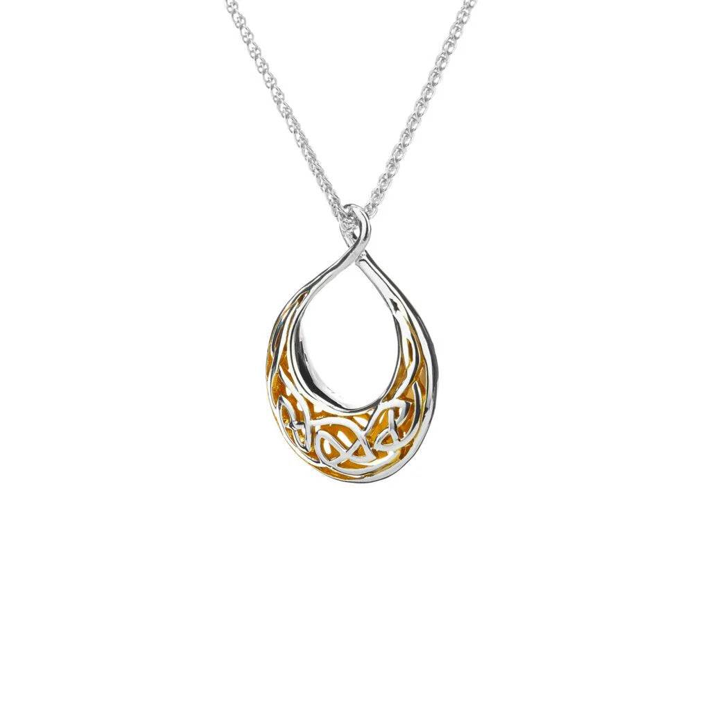 Small Window to the Soul Teardrop Pendant
