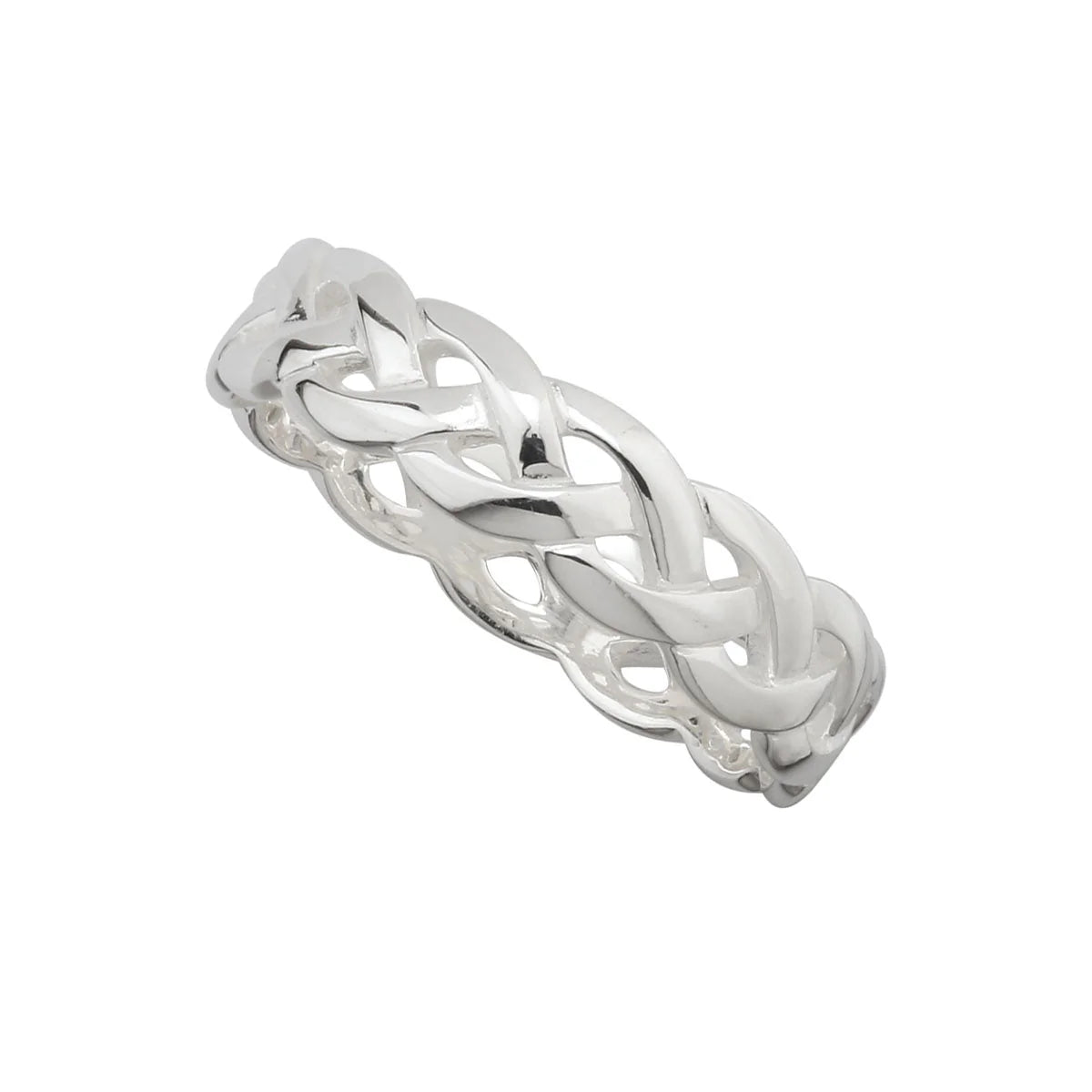 Women's Sterling Silver Celtic Knot Band