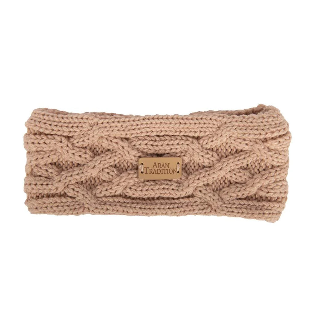 Aran Cable Knitted Headband
