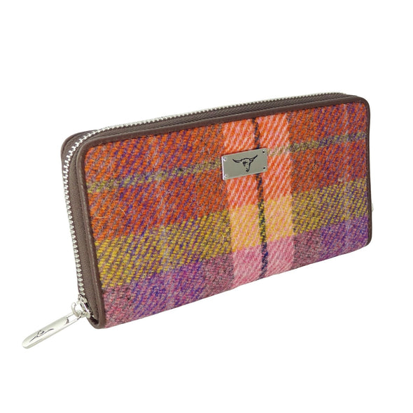 Harris Tweed Long Zip Wallet [21 Colors ]