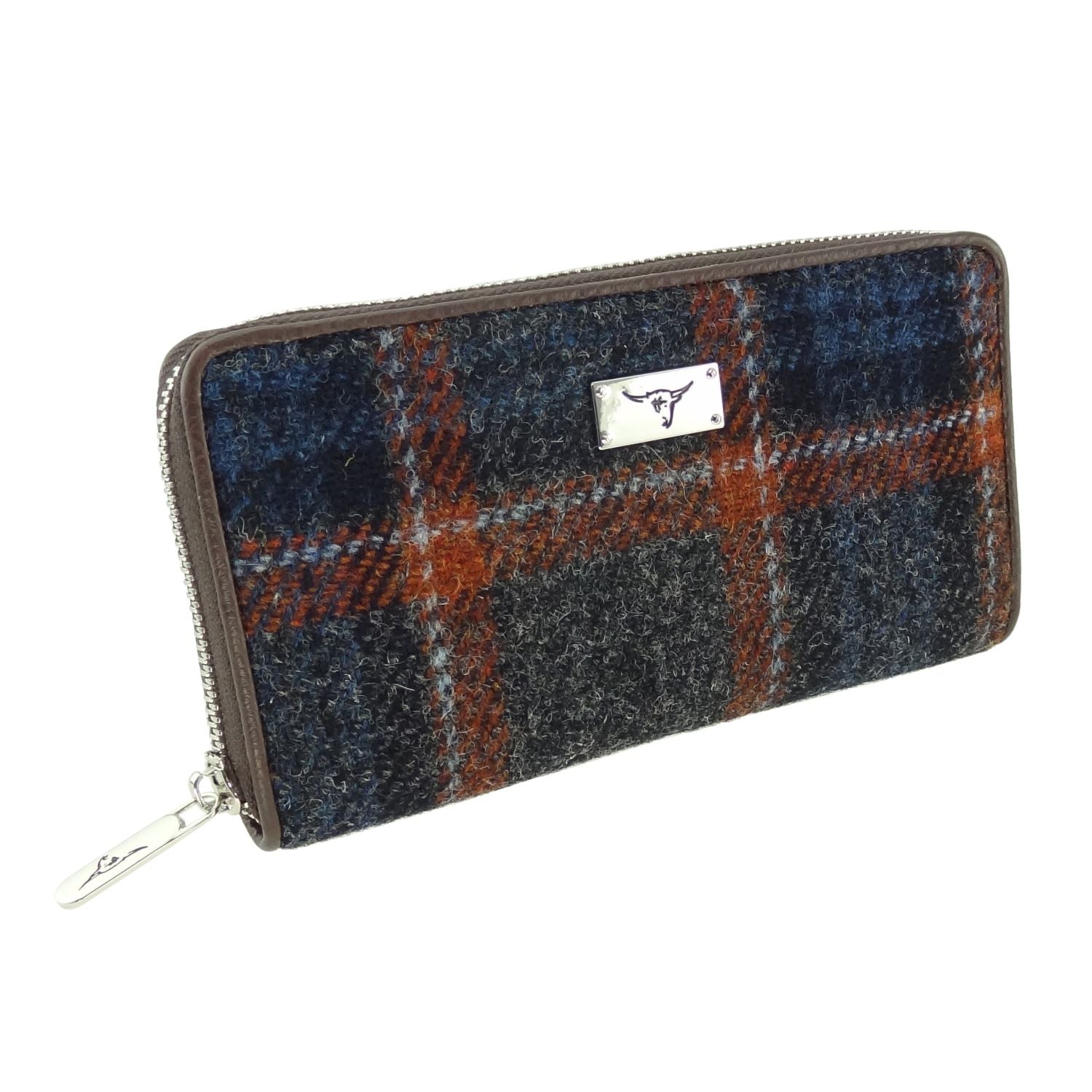 Harris Tweed Wool Coin Purse - Handmade Scottish Money Pouch