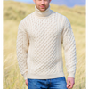 Aran Honeycomb Turtleneck Sweater | Unisex [2 Colors] - 40% OFF