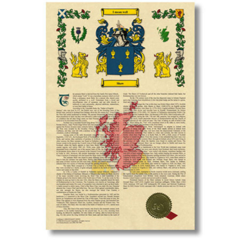 coat of arms scotland surnames