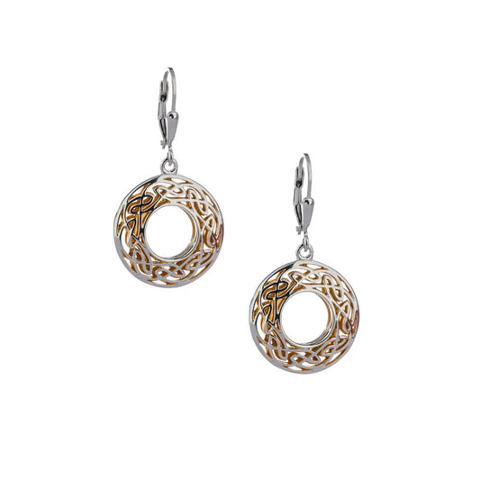 Celtic Window to the Soul Round Earrings