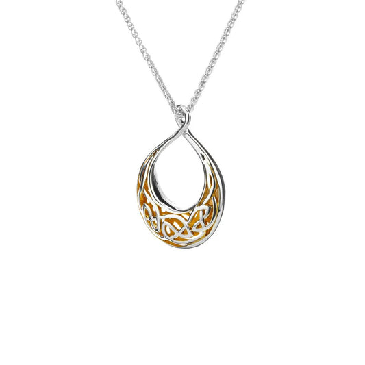 Small Window to the Soul Teardrop Pendant