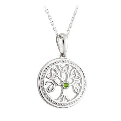Sterling Silver Irish Tree of Life Pendant