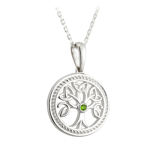 Sterling Silver Irish Tree of Life Pendant