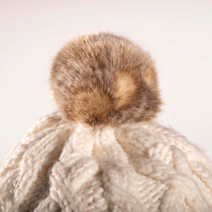 Aran Cable Trapper Hat [3 Colors]