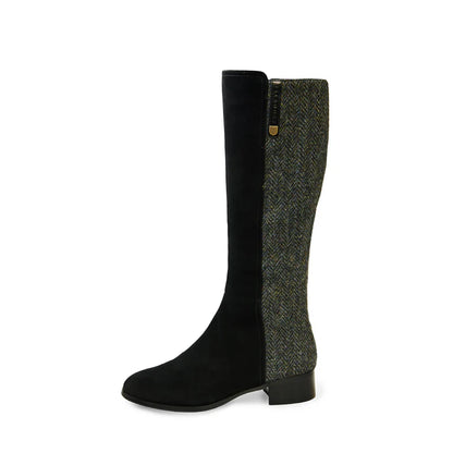 Roxburgh Harris Tweed & Sheepskin Boots [3 Colors]