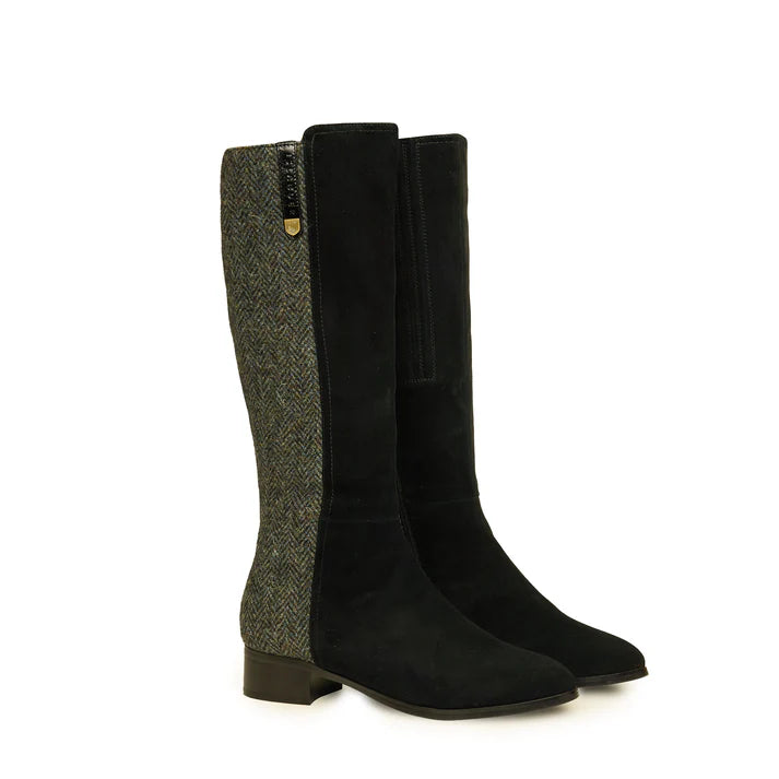 Roxburgh Harris Tweed & Sheepskin Boots [3 Colors]