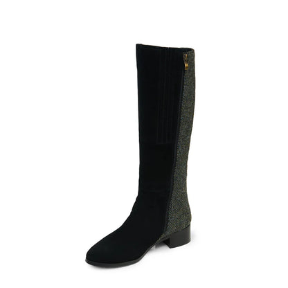 Roxburgh Harris Tweed & Sheepskin Boots [3 Colors]