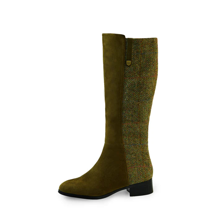 Roxburgh Harris Tweed & Sheepskin Boots [3 Colors]