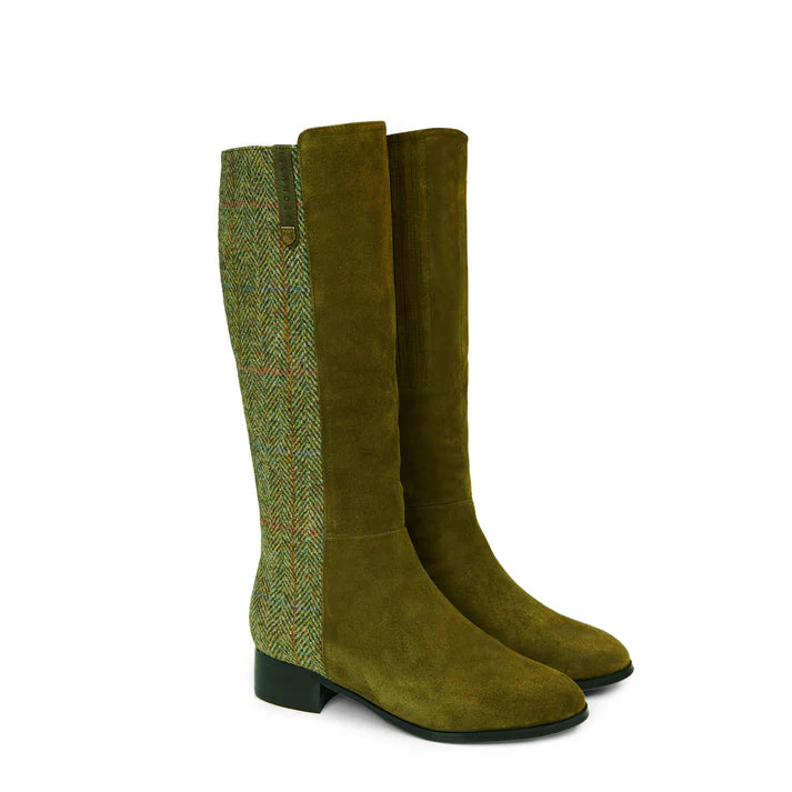 Roxburgh Harris Tweed & Sheepskin Boots [3 Colors]