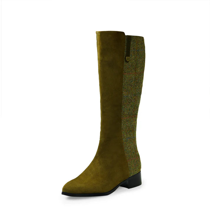 Roxburgh Harris Tweed & Sheepskin Boots [3 Colors]
