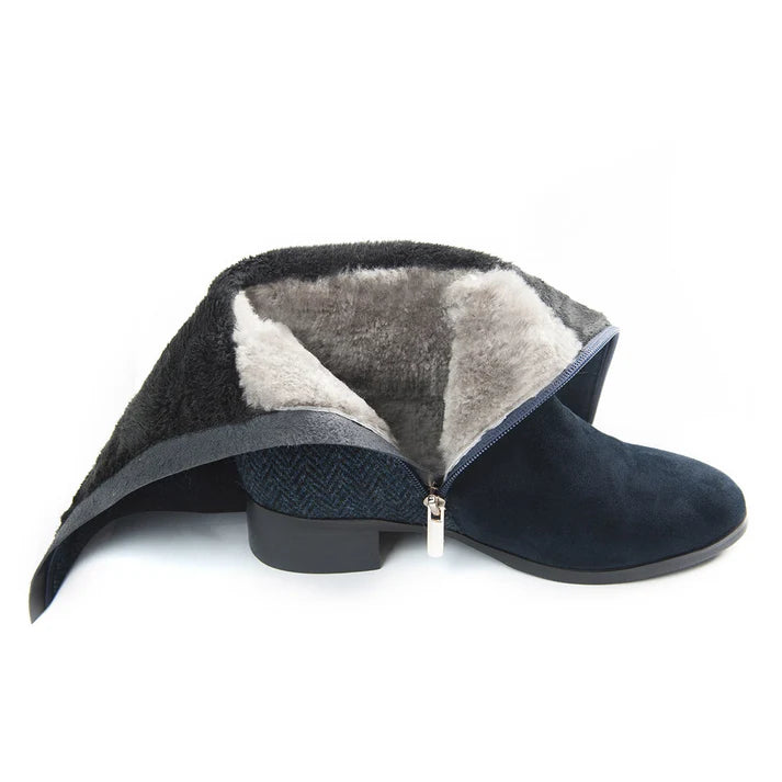 Roxburgh Harris Tweed & Sheepskin Boots [3 Colors]