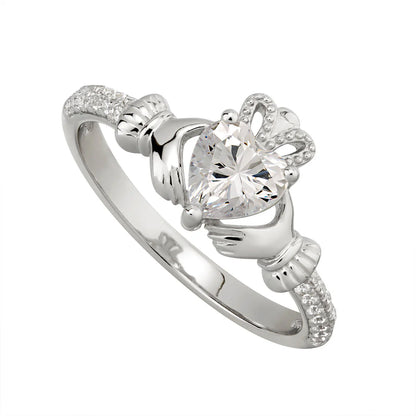 Claddagh Ring w/ CZ