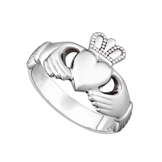 Men's Silver Claddagh Ring