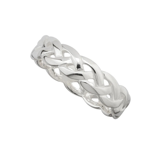 Women's Sterling Silver Celtic Knot Band