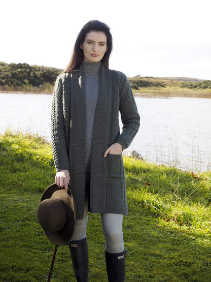 Aran Waterfall Cardigan Coat [2 Colors]