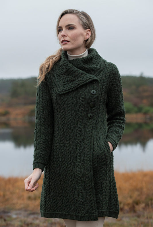 Aran Button Cardigan Coat | NEW Color [4 Colors]