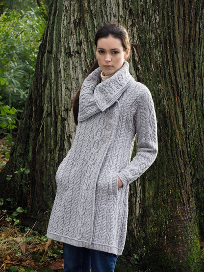 Aran Button Cardigan Coat | NEW Color [4 Colors]