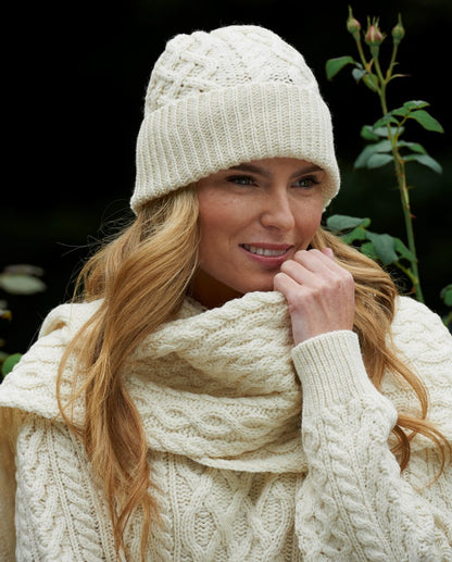 Aran Trellis Knit Scarf | Unisex [3 Colors]