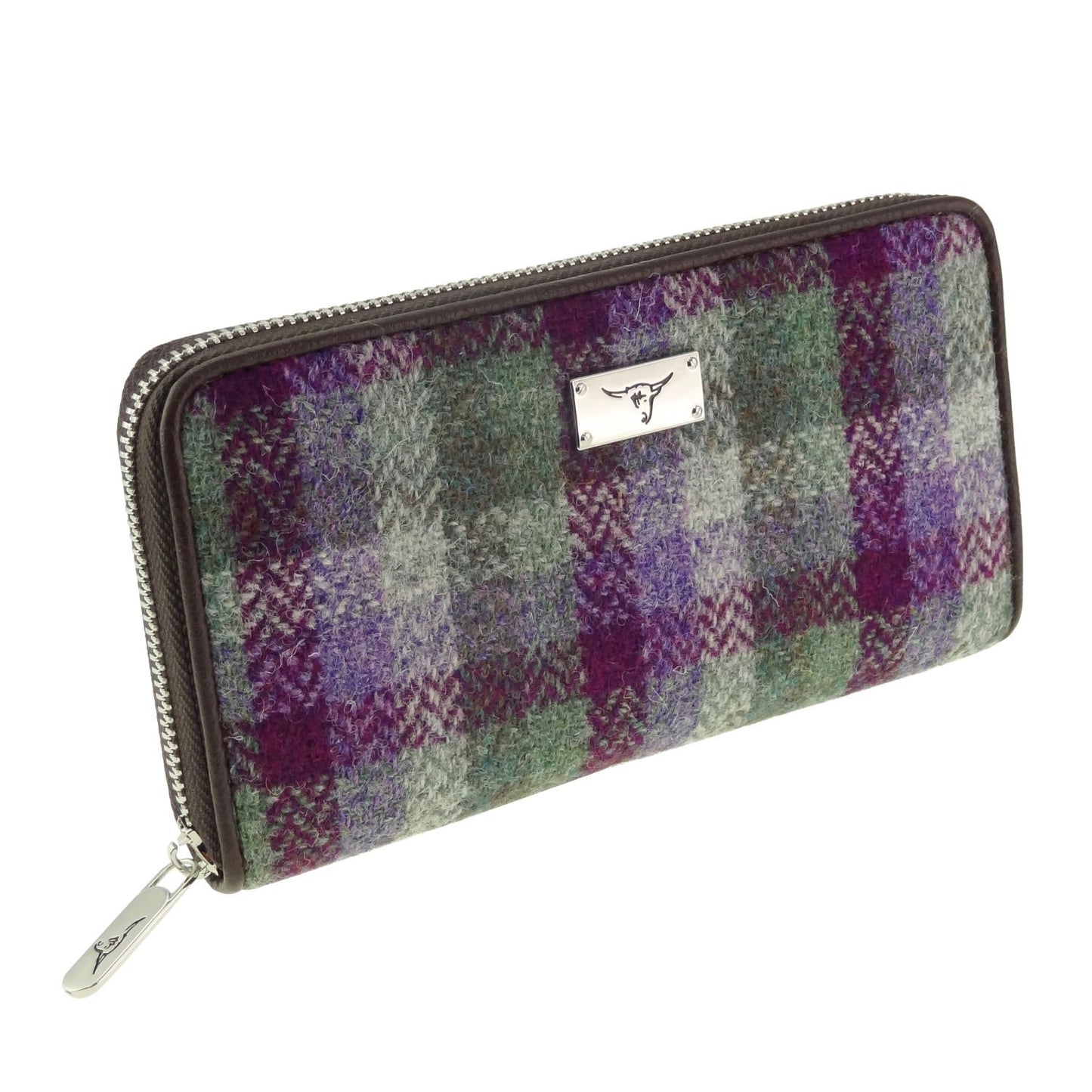 Harris Tweed Long Zip Wallet [22 Colors]