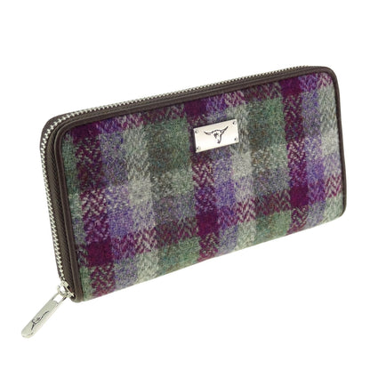 Harris Tweed Long Zip Wallet [22 Colors]