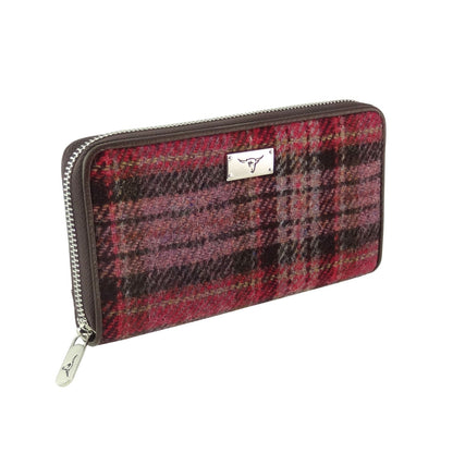 Harris Tweed Long Zip Wallet [7 Colors]