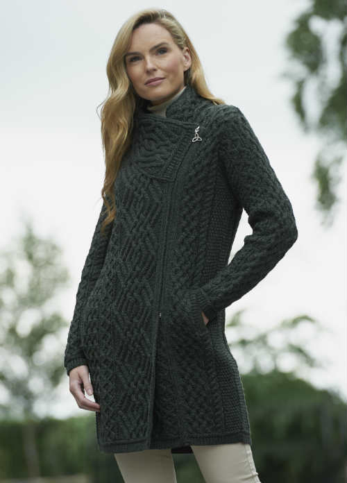 ★aran★ Aran Long Side-Zip Sweater [3 Colors] – Scotland House, Ltd.