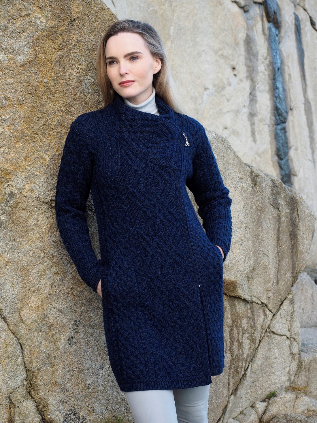 ★aran★ Aran Long Side-Zip Sweater [3 Colors] – Scotland House, Ltd.