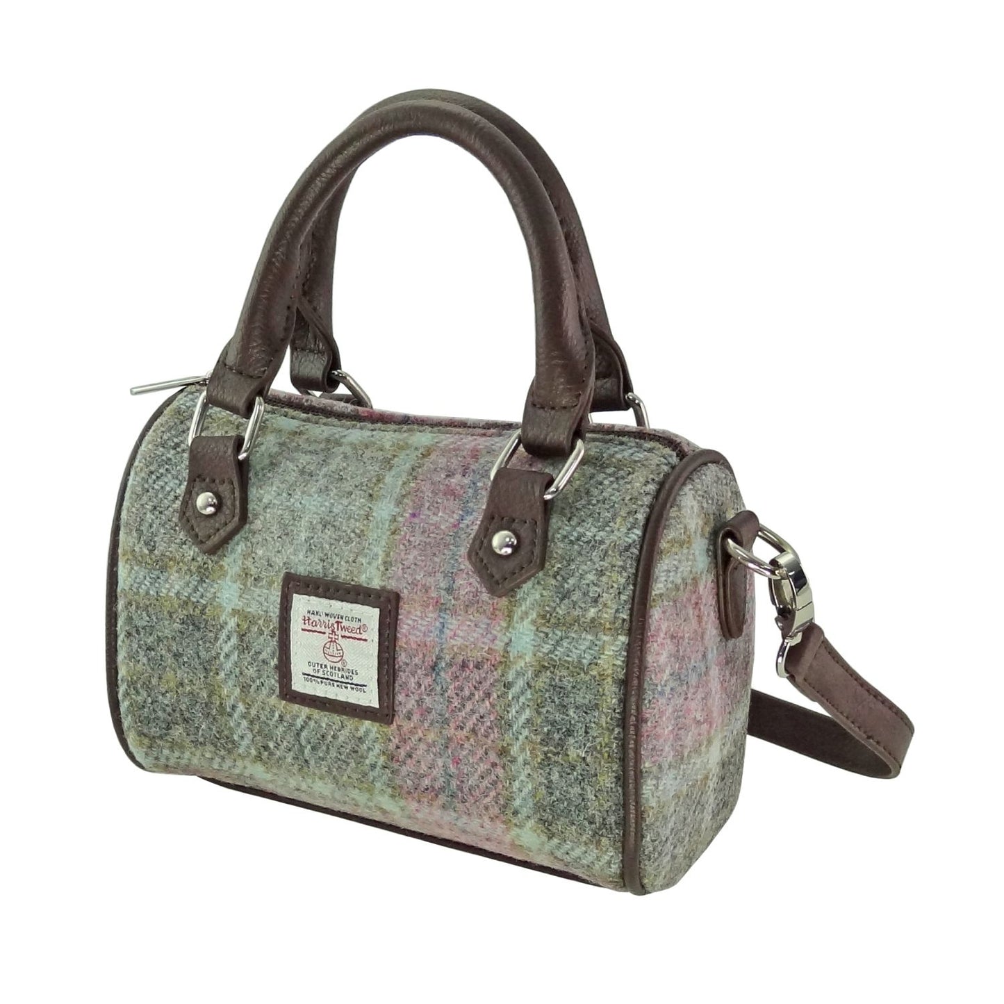 Harris Tweed Mini Bowling Handbag [11 Colors]