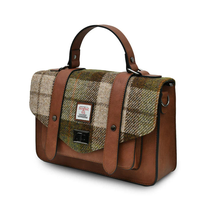 Harris Tweed Large Satchel [6 Colors]