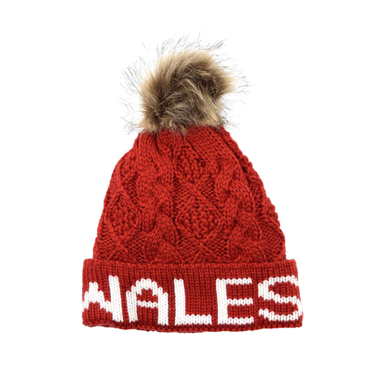 Aran Diamond Cable Wales Beanie
