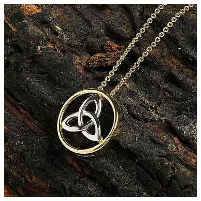 14KT Gold Vermeil Trinity Necklace