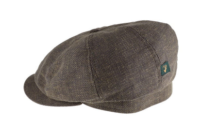 8-Panel Linen Driving Cap