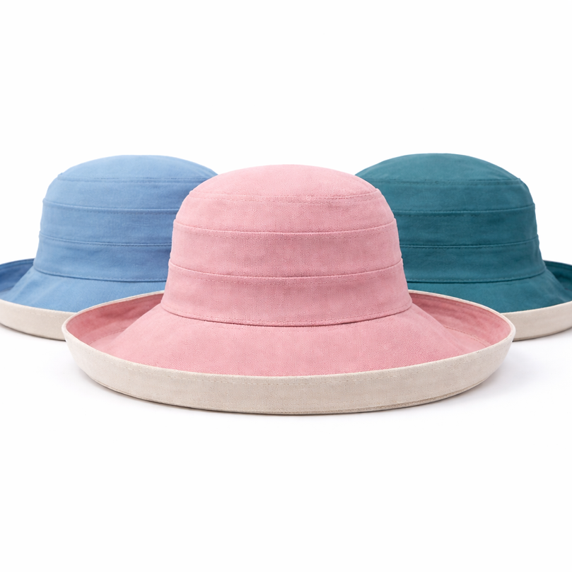 Cherry Blossom Reversible Spring Hat [3 Colors]