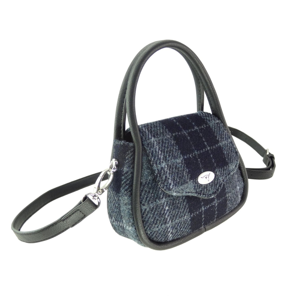 Harris Tweed ‘Buchan’ Round Mini Handbag