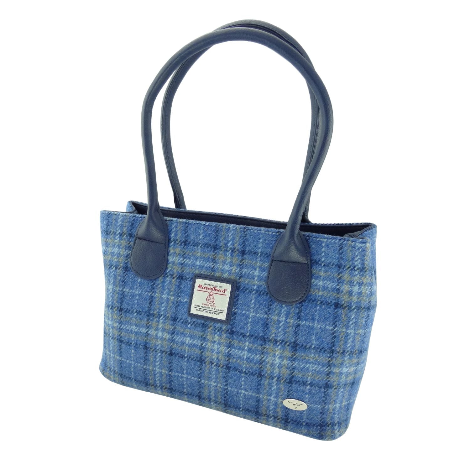Ladies Authentic Harris Tweed Classic Handbag & Matching Purse Set
