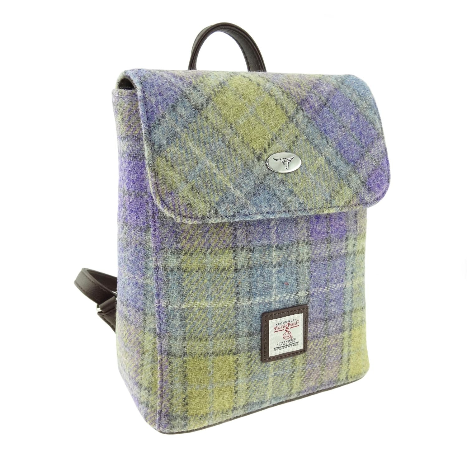 harris and tweed mini backpacks Tummel Backpack Peach/Purple Tartan Peach/Purple Tartan / One Size this backpack is a culturally Harris Tweed Mini Backpack [20