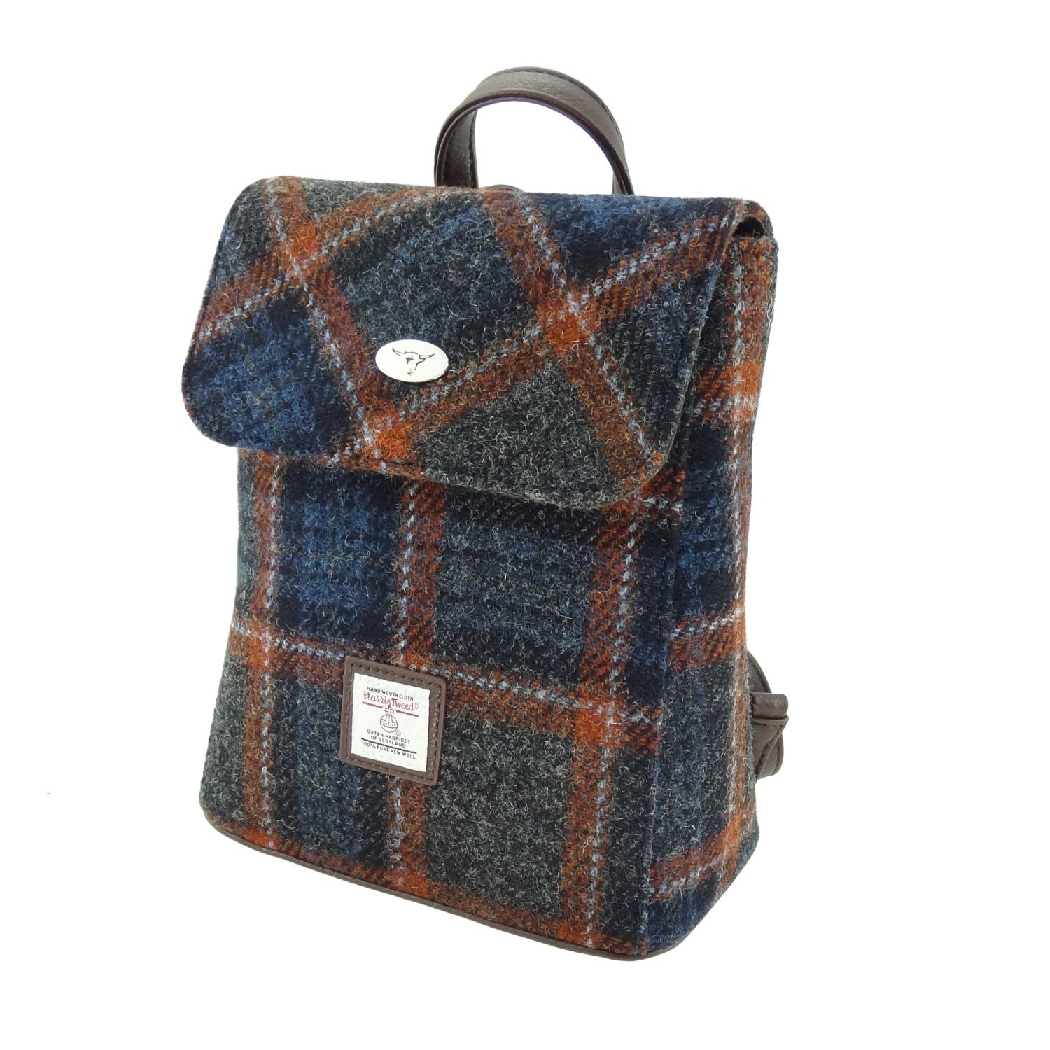 harris and tweed mini backpacks Tummel Backpack Peach/Purple Tartan Peach/Purple Tartan / One Size this backpack is a culturally Harris Tweed Mini Backpack [20