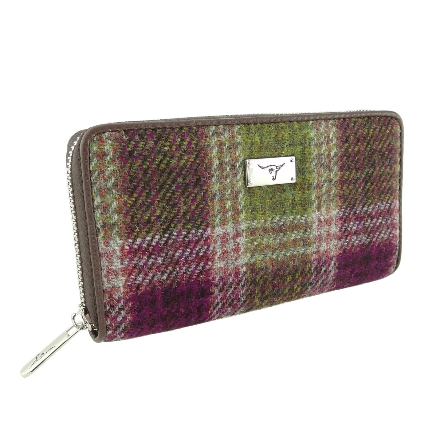 Harris Tweed Long Zip Wallet [22 Colors]