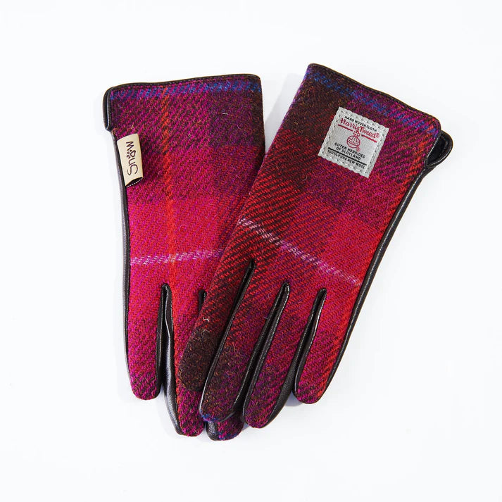 Ladies Gloves Harris Tweed 9 Colors