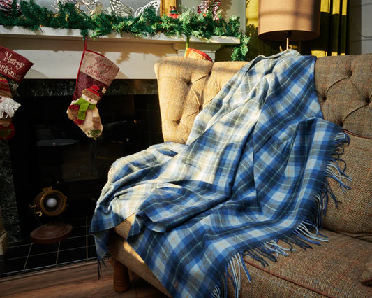 Lambswool Tartan Blanket [3 Colors]
