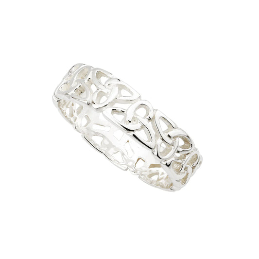 Women's Silver Trinity Knot Band