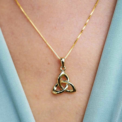 Gold Trinity Knot Pendant