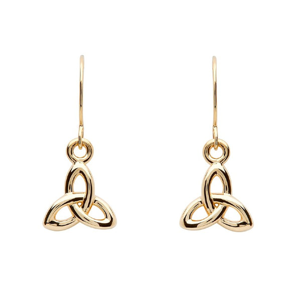 Gold Trinity Knot Earrings