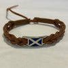 Scotland Saltaire Leather Bracelet