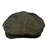 black and camel driving cap for men