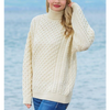 Aran Honeycomb Turtleneck Sweater | Unisex [2 Colors]